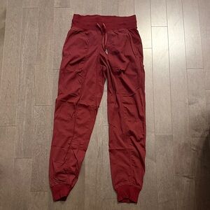 Lululemon Studio Joggers Burgundy Pants